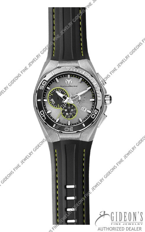 TechnoMarine Steel Evolution 112008 45mm Quartz Chronograph Watch
