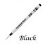 Single Montblanc Black Medium Refill For Rollerball Pens 12956