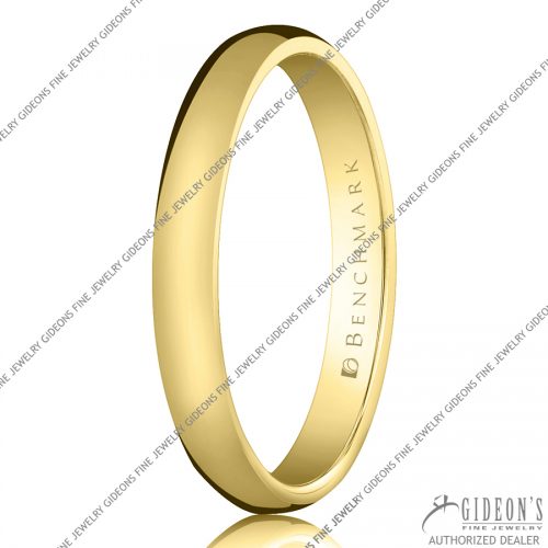 Benchmark Classic Bands Traditional Oval 130 3 mm