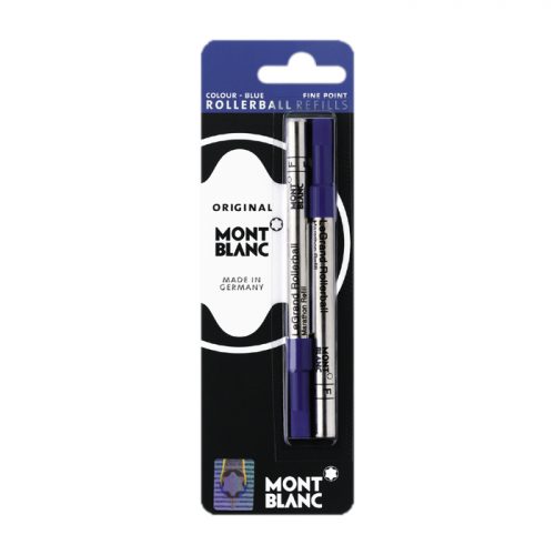 Two Montblanc Blue Fine Refill For LeGrand Rollerball Pens 15167