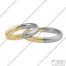 Christian Bauer 14K White and Yellow Bands (240915 & 273301)