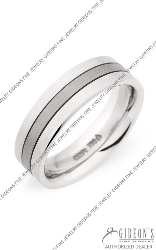 Christian Bauer Platinum and 18k White Gold Band 273477
