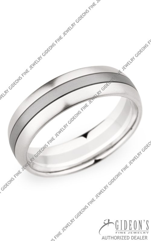 Christian Bauer Platinum and 18k White Gold Band 273749