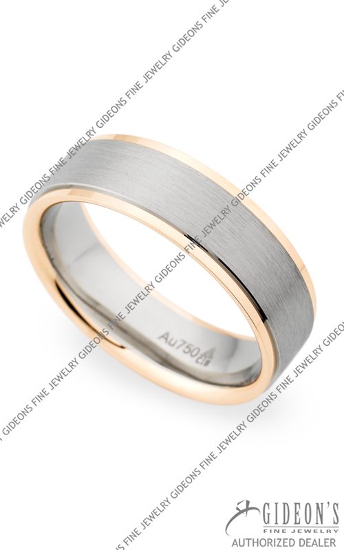 Christian Bauer 18k Rose and White Gold Band 273844