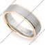 Christian Bauer 18k Rose and White Gold Band 273844