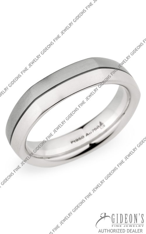 Christian Bauer Platinum and 18k White Gold Band 273957