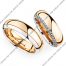 Christian Bauer Platinum and 18k Rose Gold Wedding Band Set 274243-246855