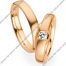 Christian Bauer 14k Rose Gold Wedding Band Set 280006-241550