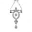 Gideon's Exclusive 18K White Gold Vintage Pendant