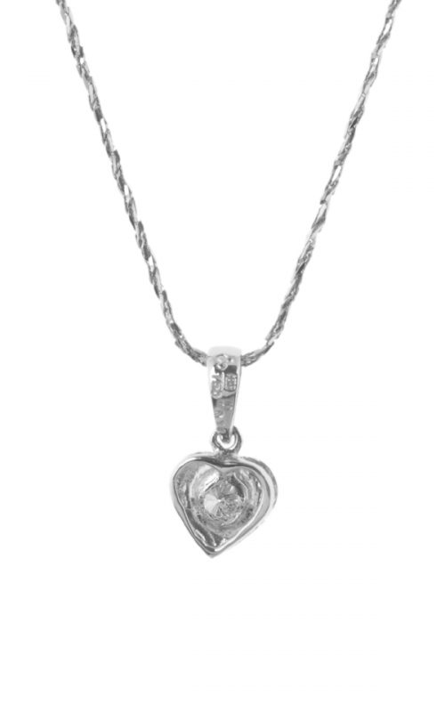Gideon's Exclusive 14K White Gold Diamond Heart Pendant
