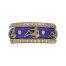 Hidalgo Stackable Rings Zodiac Aquarius Collection Set  (7-519 & 7-519G)