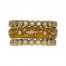 Hidalgo Stackable Rings Zodiac Scorpio Collection Set  (7-529 & 7-529G)