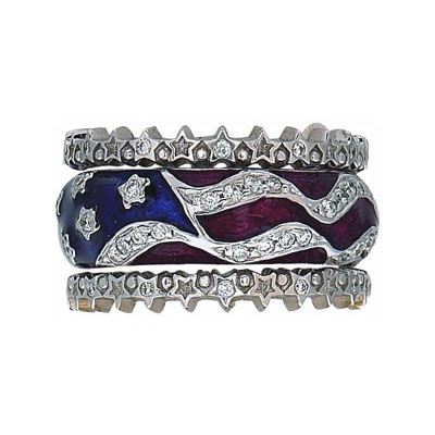 Hidalgo Stackable Rings Other Collections Set (7-531 & 7-531G)