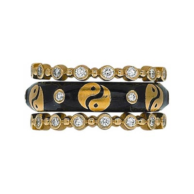 Hidalgo Stackable Rings Other Collections Set (7-544 & 7-544G)