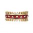 Hidalgo Stackable Rings Heart Collection Set  (7-643 & 7-643G)