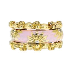 Hidalgo Stackable Rings Pastel Collection Set (RS6028 & RJ3048)