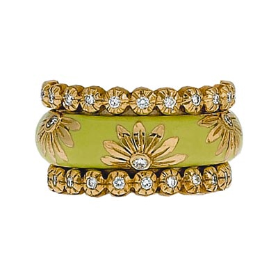 Hidalgo Stackable Rings Pastel Collection Set (RS6028 & RS6696)