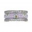 Hidalgo Stackable Rings Pastel Collection Set (RS7755 & RR1359)