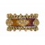 Hidalgo Stackable Rings Art Deco Collection Set (RR1488 & RS7752)