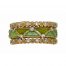 Hidalgo Stackable Rings Art Deco Collection Set (RS6367 & RS6463)