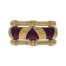 Hidalgo Stackable Rings Art Deco Collection Set (RS7103 & RS7098)