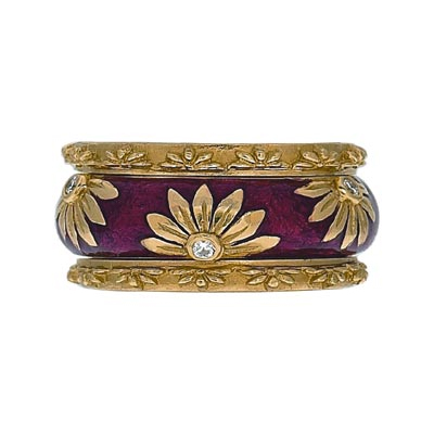 Hidalgo Stackable Rings Flowers Collection Set (RS6028 & RS6201)