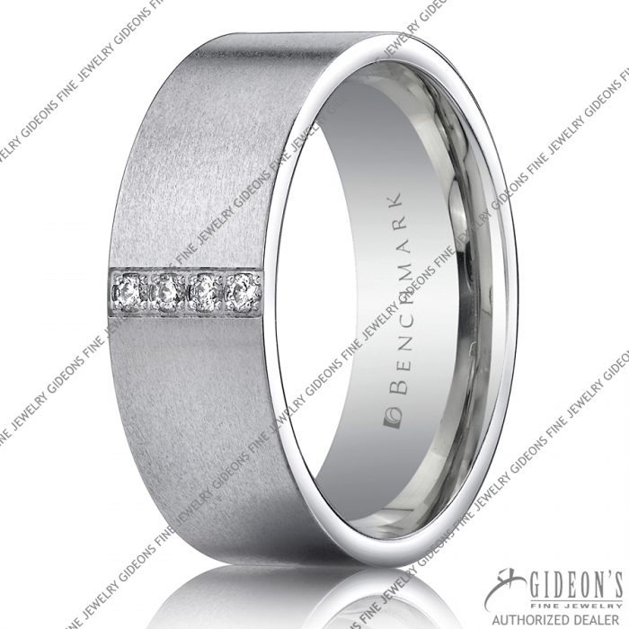 Benchmark Diamond Solitaire Bands CF528712 8 mm