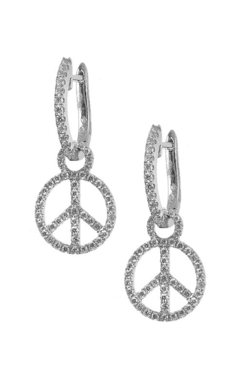 Gideon's Exclusive 18K White Gold Contemporary Earring