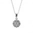 Gideon's Exclusive White Gold Flower Diamond Pendant