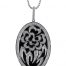 Gideon's Exclusive 18K White Gold Onyx Diamond Pendant