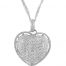 Gideon's Exclusive 18K White Gold Diamond Heart Pendant