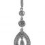 Gideon's Exclusive 18K White Gold Teardrop Diamond Pendant