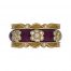 Hidalgo Stackable Rings Flowers Collection Set (RJ3118 & RB5006)