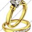 Scott Kay Gold Engagement Set (M1004RDFP & B1004RDFF)