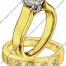 Scott Kay Gold Engagement Set (M1042RDFP & B1042RDFF)