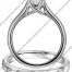 Scott Kay Platinum Engagement Ring Set(M1051PP and B1051RDPP)