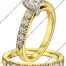 Scott Kay Gold Engagement Set (M1062RDFP & B1062RDFF)