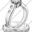 Scott Kay Platinum Engagement Set(M1073RDPP & B1073RDPP)