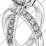 Scott Kay Platinum Engagement Set(M1109QDRD10PP & B1109RD10PP)