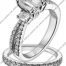 Scott Kay Platinum Engagement Set(M1111EDRD10PP & B1111RD10PP)