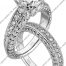 Scott Kay Platinum Engagement Set(M1119RD20PP & B1119RD20PP)