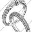 Scott Kay Platinum Engagement Set(M1145BDRD10PP & B1145RD10PP)