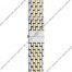 Michele CSX 36 Gold Plated Stainless Steel Bracelet MS18AT285048 18 mm