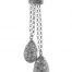 Gideon's Exclusive 18K White Gold Teardrop Diamond Pendant