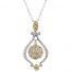 Gideon's Exclusive 18K White & Yellow Gold Vintage Pendant