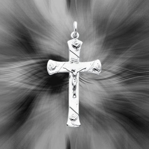 Quality Sterling Silver Crucifix Pendant QC2918