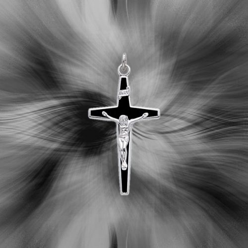 Quality Sterling Silver Crucifix Pendant QC3396