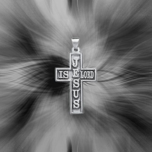 Quality Sterling Silver Antiqued Cross Pendant QC4280