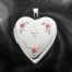 Quality Sterling Silver Heart Lockets (Enamel and Cross Design) QLS229