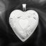 Quality Sterling Silver Heart Lockets (Hearts and Butterfiles) QLS232